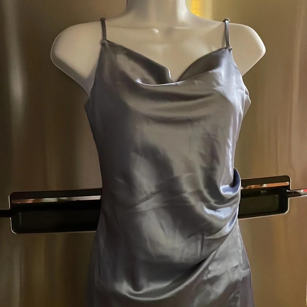 Hollywood Satin Midi Dress - Picture 8 of 15